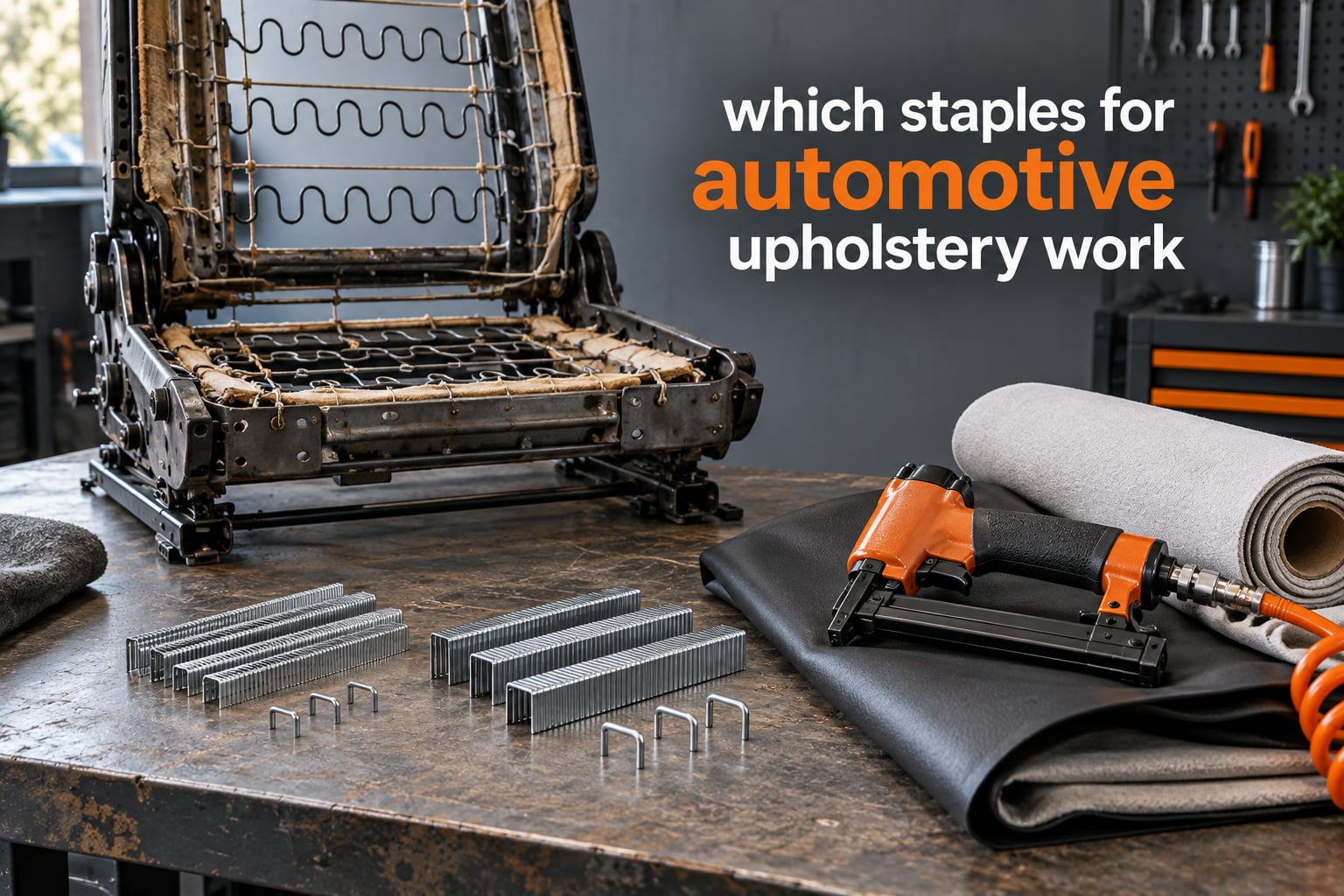 which staples for automotive upholstery work