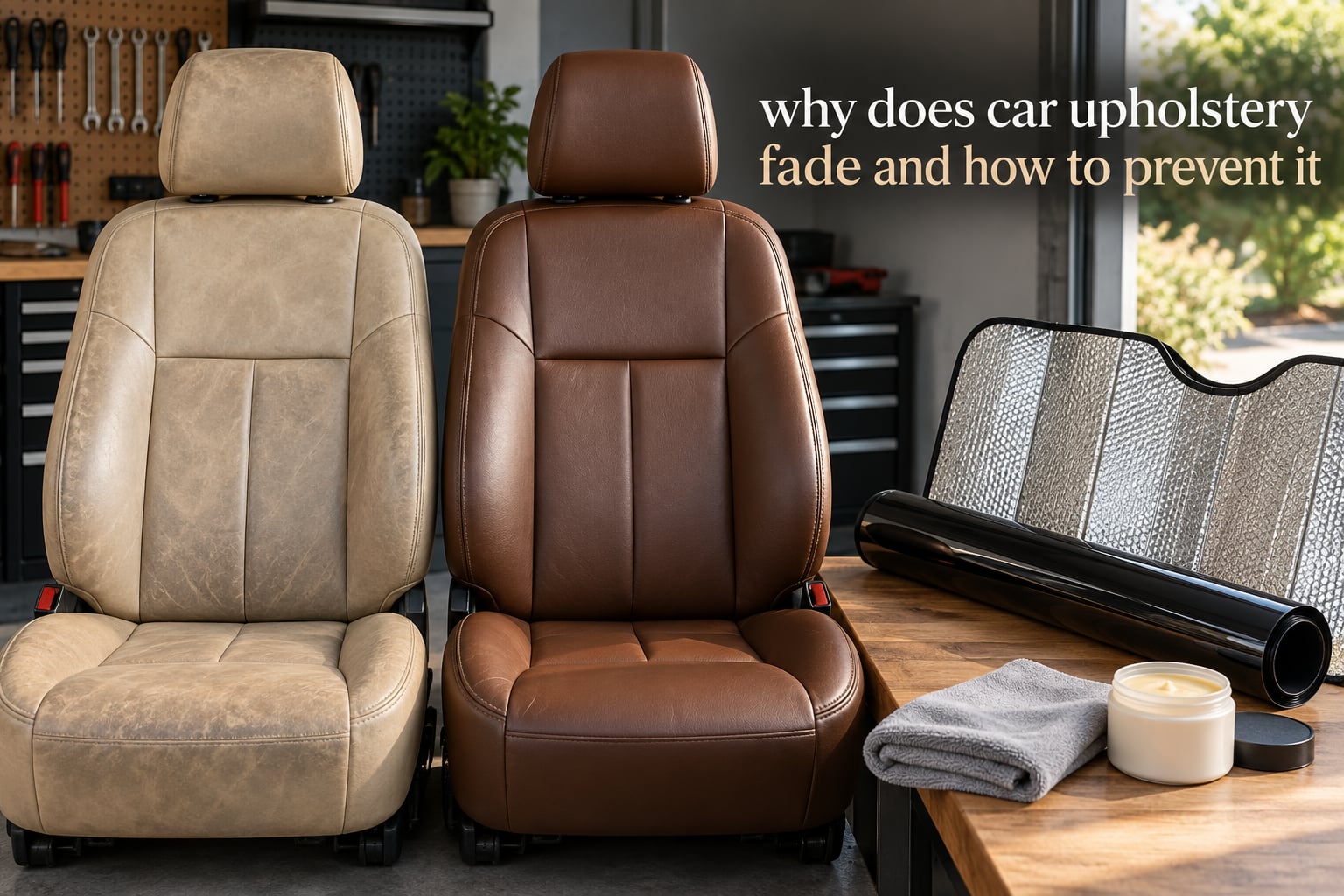 why does car upholstery fade and how to prevent it
