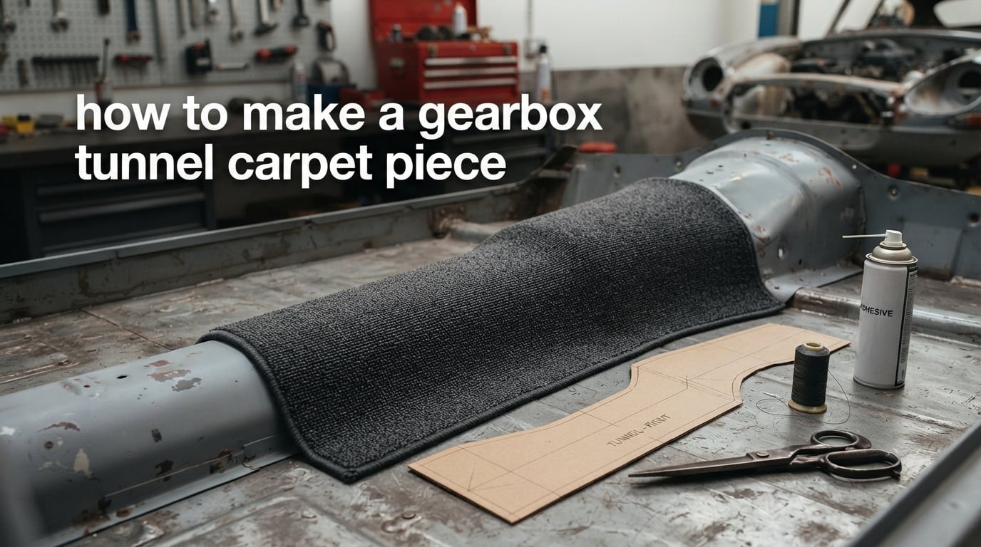 how to make a gearbox tunnel carpet piece