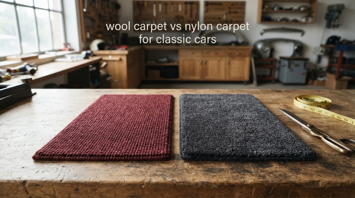 wool carpet vs nylon carpet for classic cars