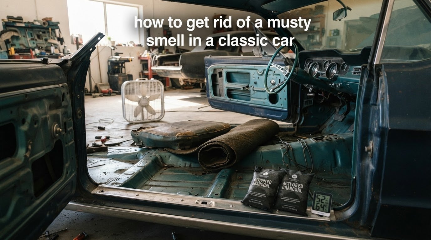 how to get rid of a musty smell in a classic car