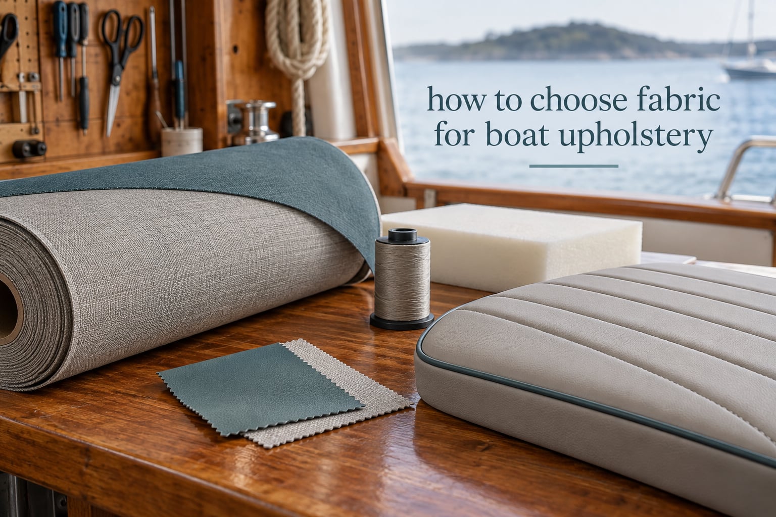 how to choose fabric for boat upholstery
