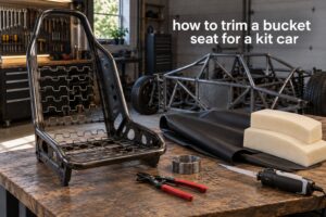 how to trim a bucket seat for a kit car