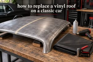 how to replace a vinyl roof on a classic car