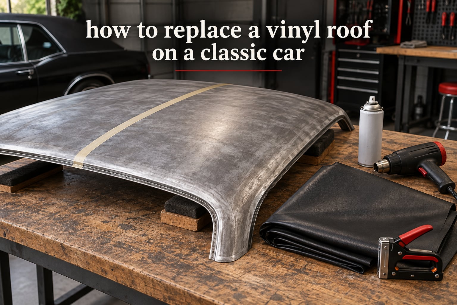 how to replace a vinyl roof on a classic car