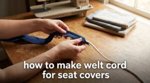 how to make welt cord for seat covers