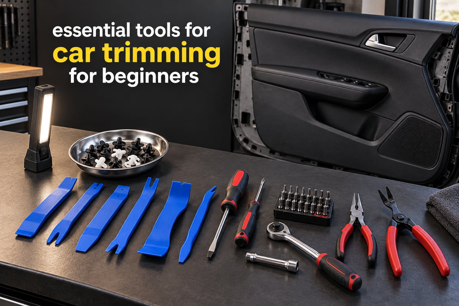 essential tools for car trimming for beginners