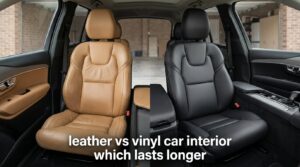 leather vs vinyl car interior which lasts longer