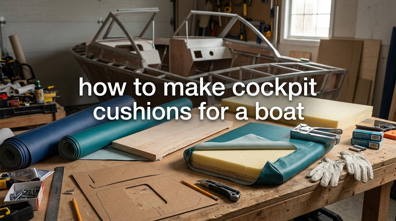how to make cockpit cushions for a boat