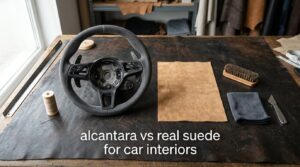 alcantara vs real suede for car interiors