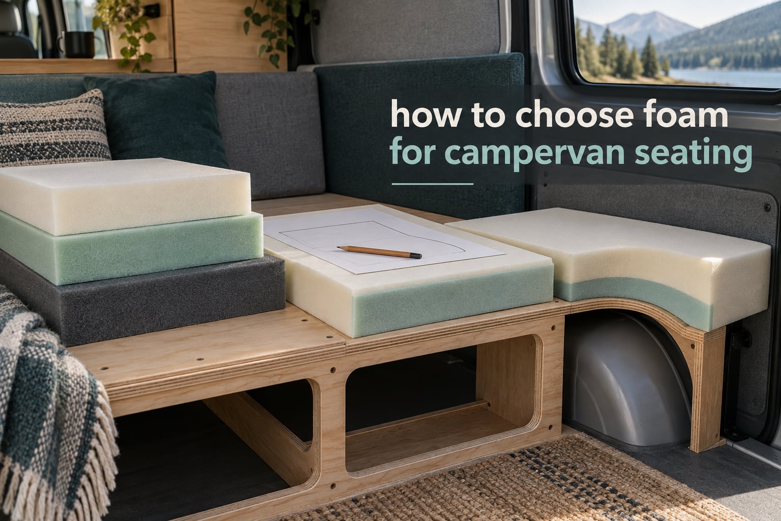 how to choose foam for campervan seating
