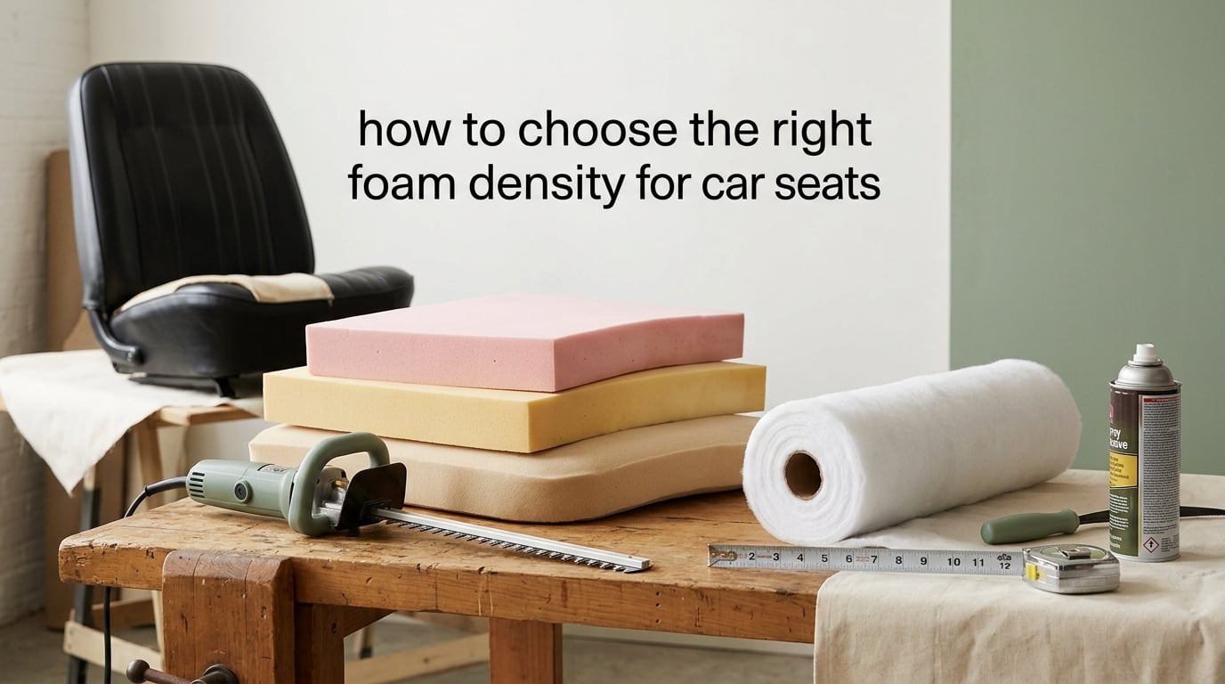 how to choose the right foam density for car seats