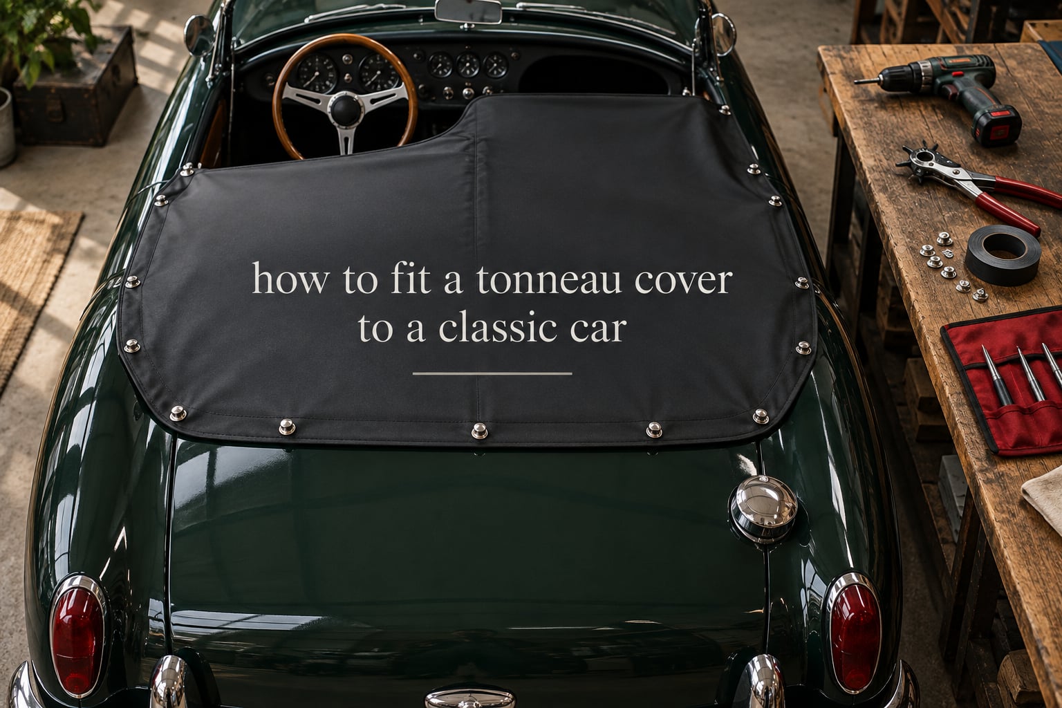 how to fit a tonneau cover to a classic car