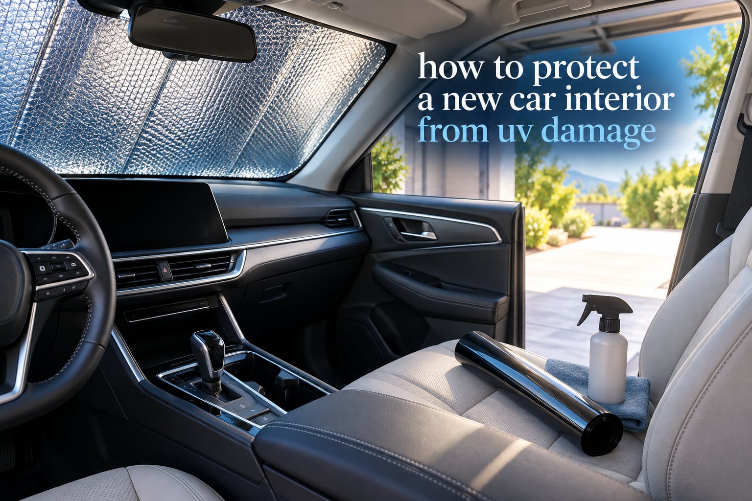 how to protect a new car interior from uv damage