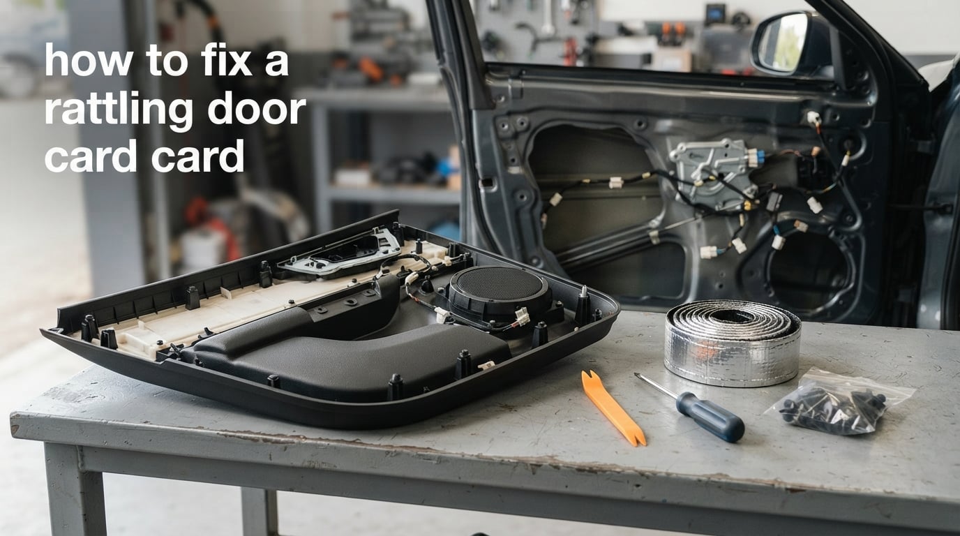 how to fix a rattling door card