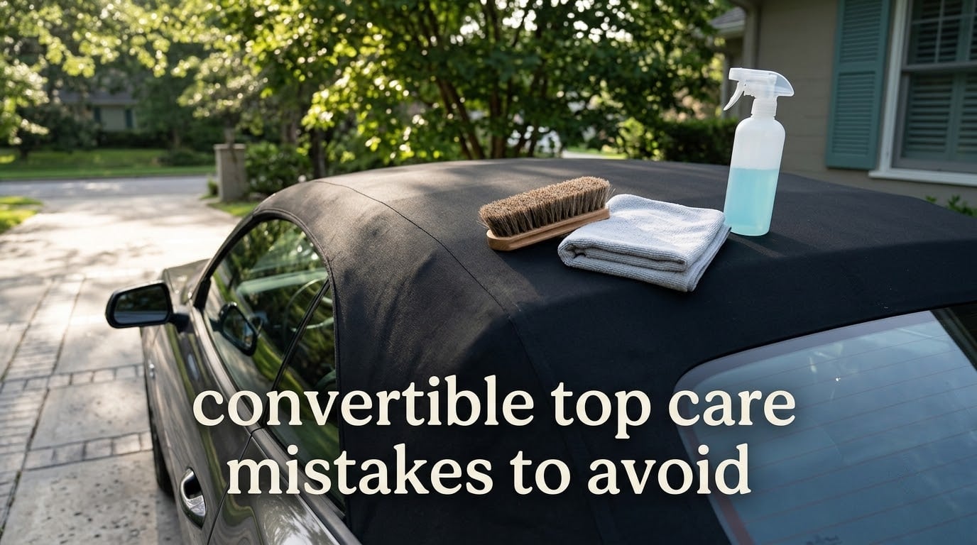 convertible top care mistakes to avoid