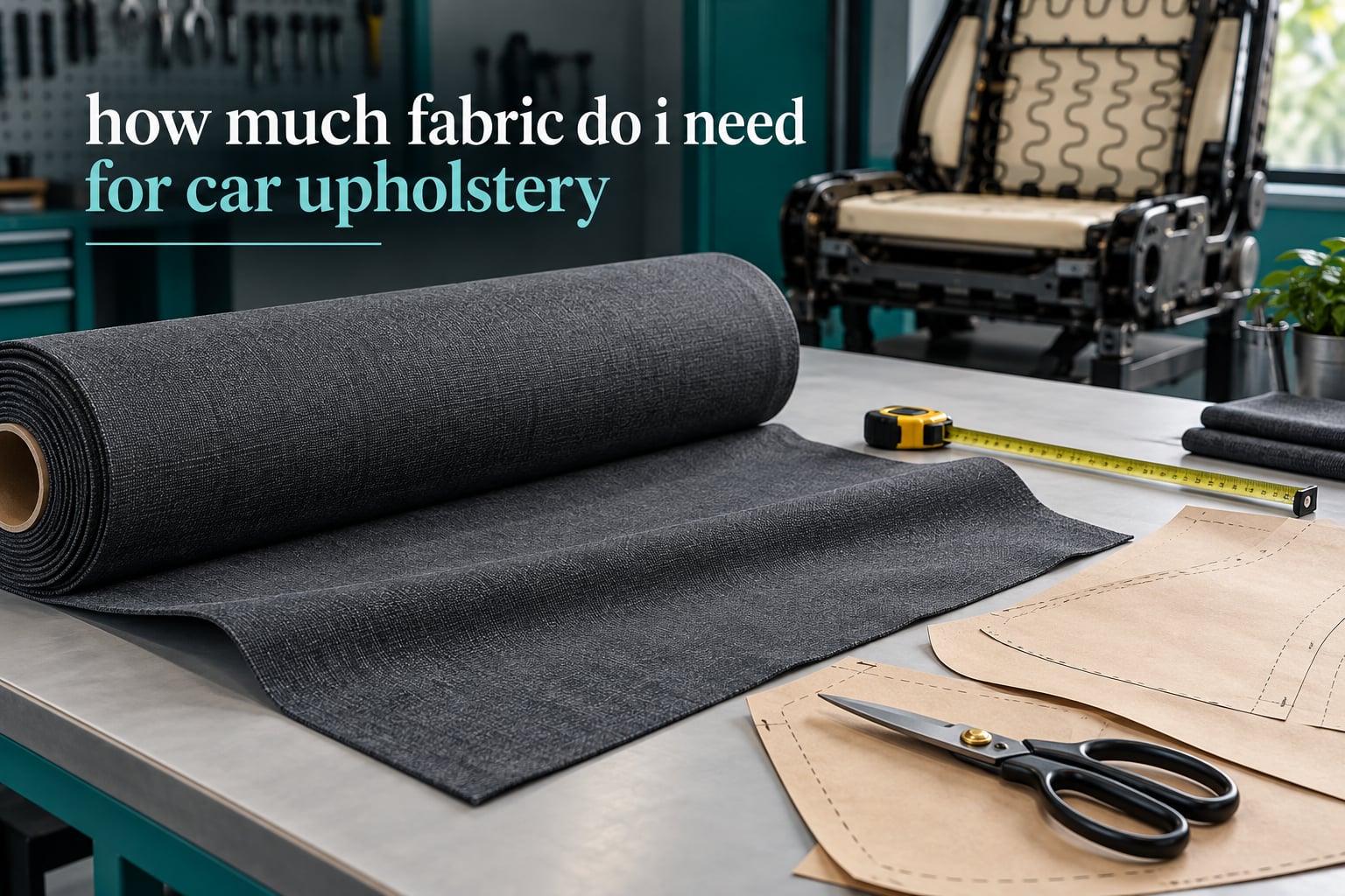 how much fabric do i need for car upholstery