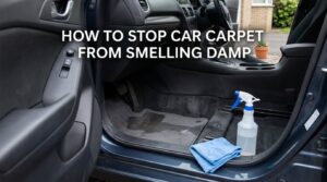 how to stop car carpet from smelling damp