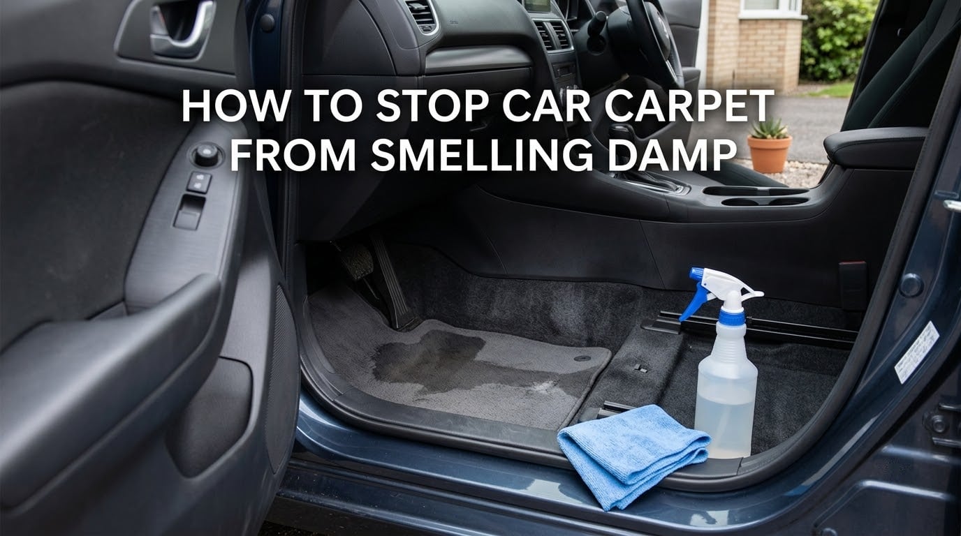 how to stop car carpet from smelling damp