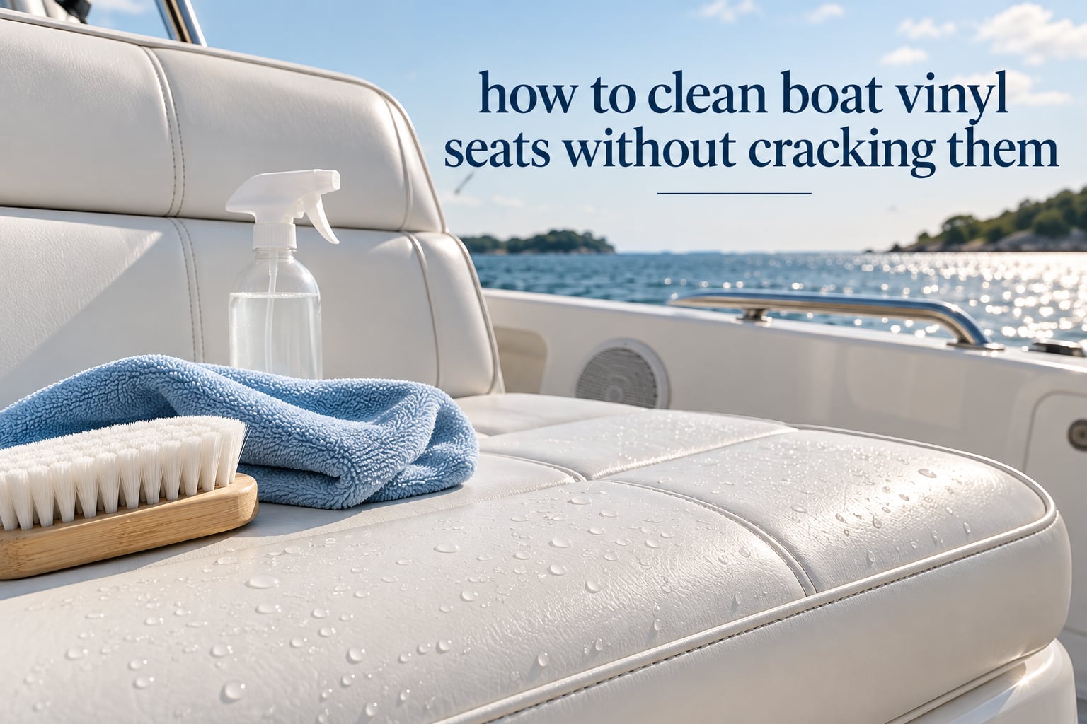 how to clean boat vinyl seats without cracking them
