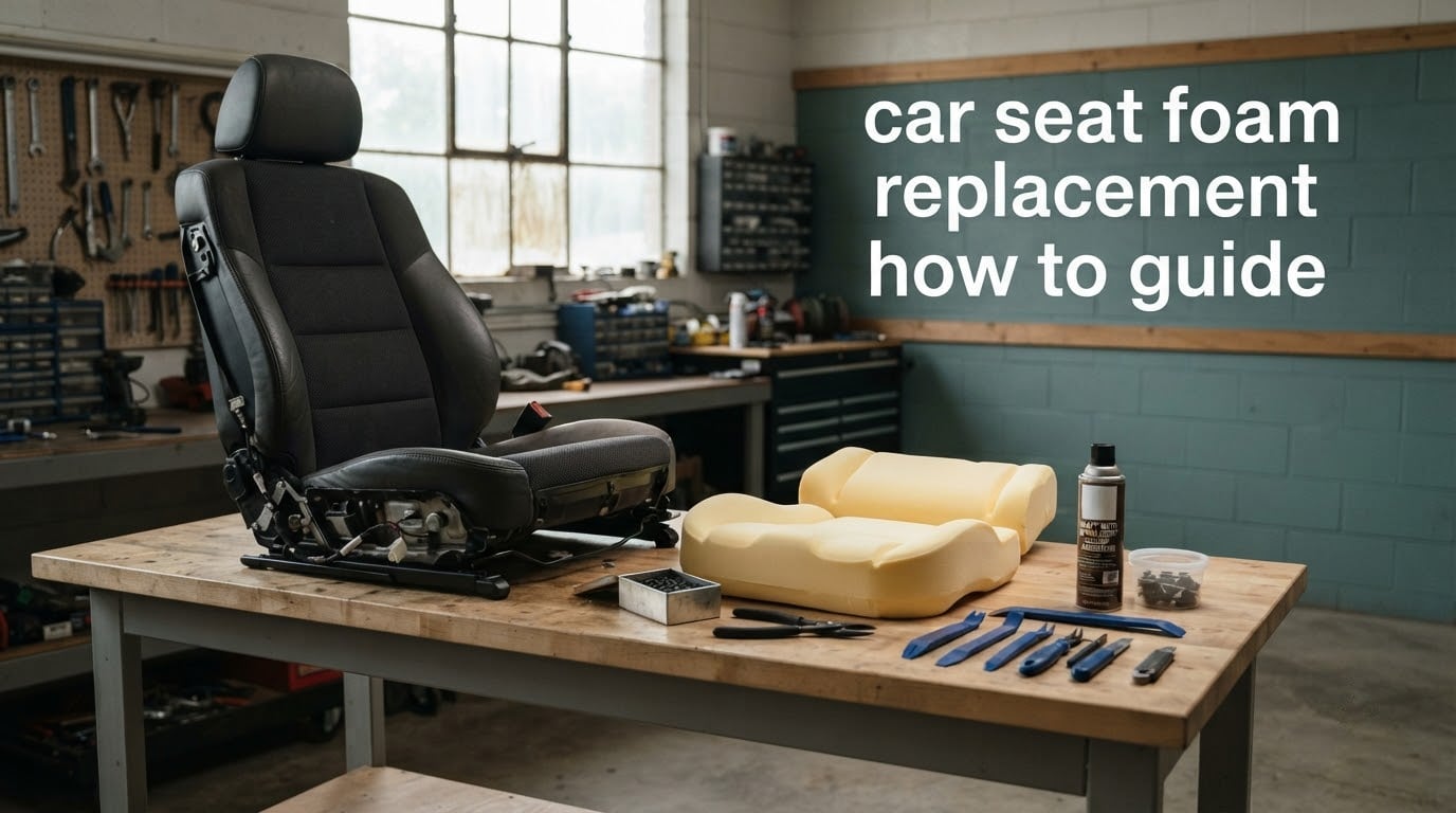 car seat foam replacement how to guide