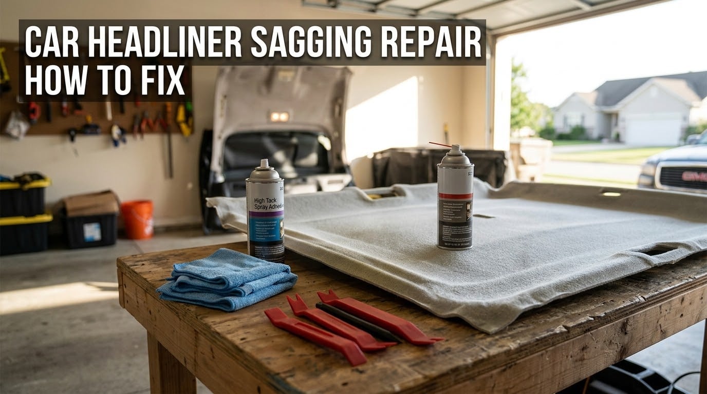 car headliner sagging repair how to fix