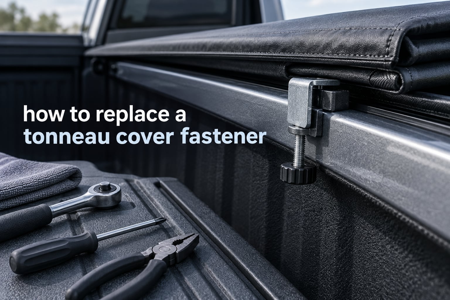 how to replace a tonneau cover fastener